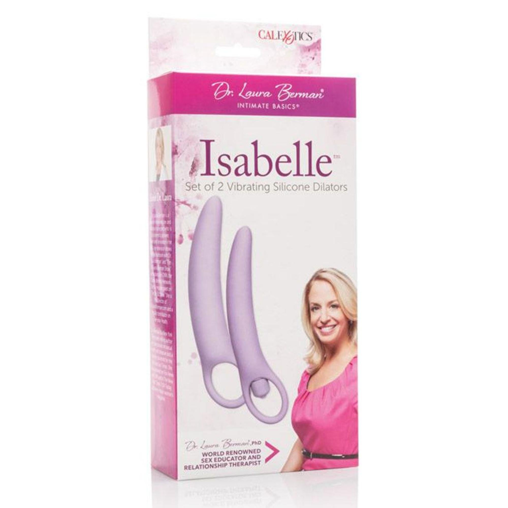 CalExotics Dr. Laura Berman Isabelle Set of 2 Vibrating Silicone Dilators
