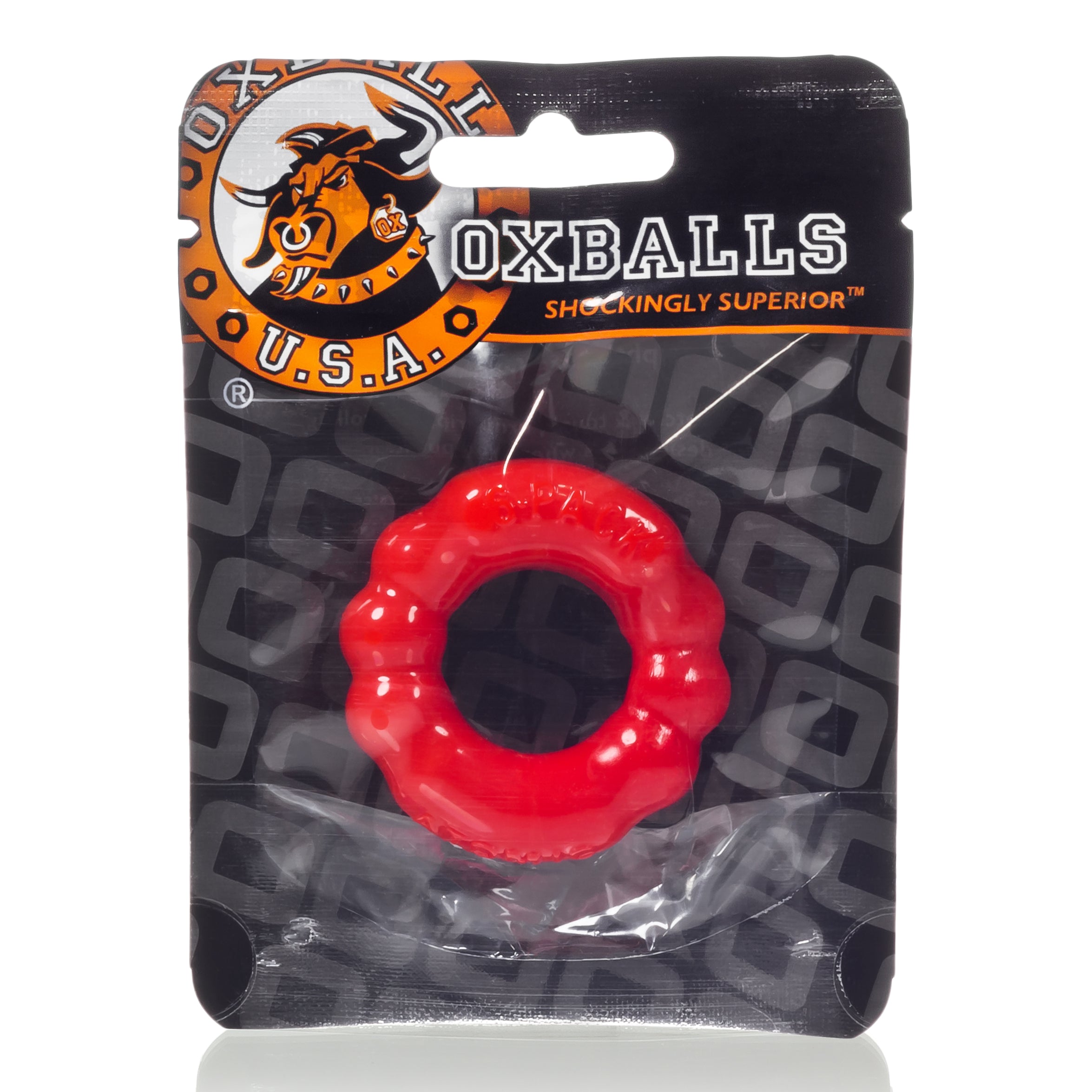 Oxballs Atomic Jock 6-pack Shaped Cockring