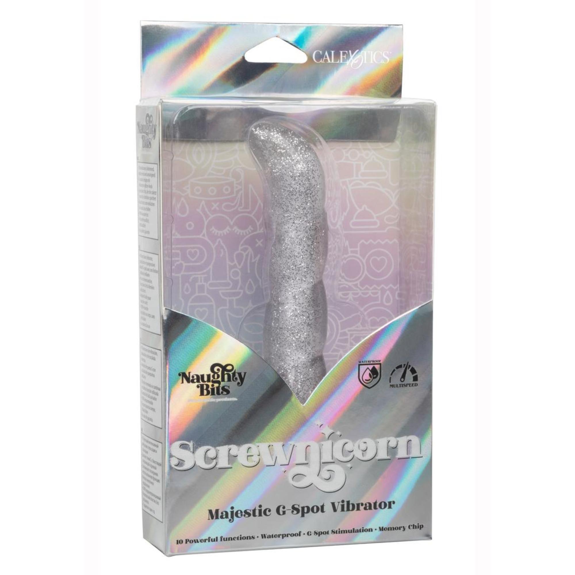 CalExotics Naughty Bits Screwnicorn Majestic G-Spot Vibrator