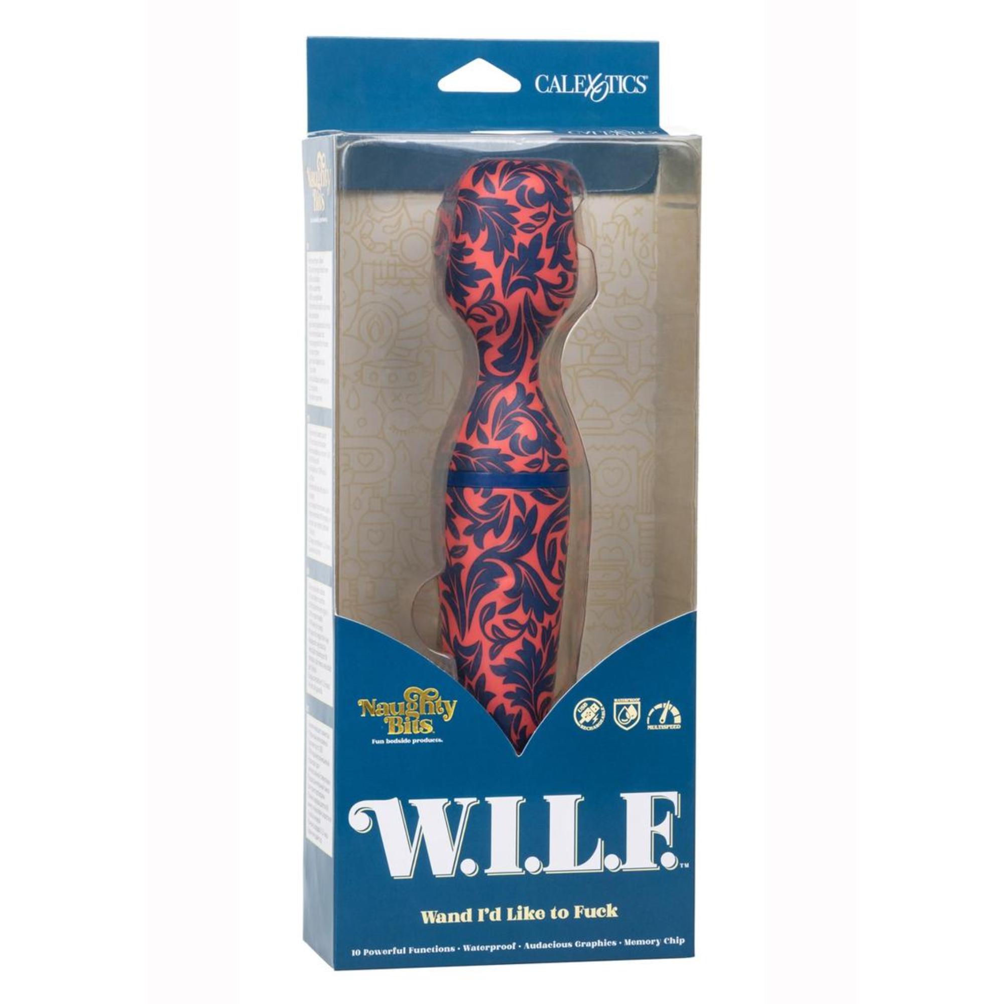 CalExotics Naughty Bits W.I.L.F. Wand I'd Like to F**k