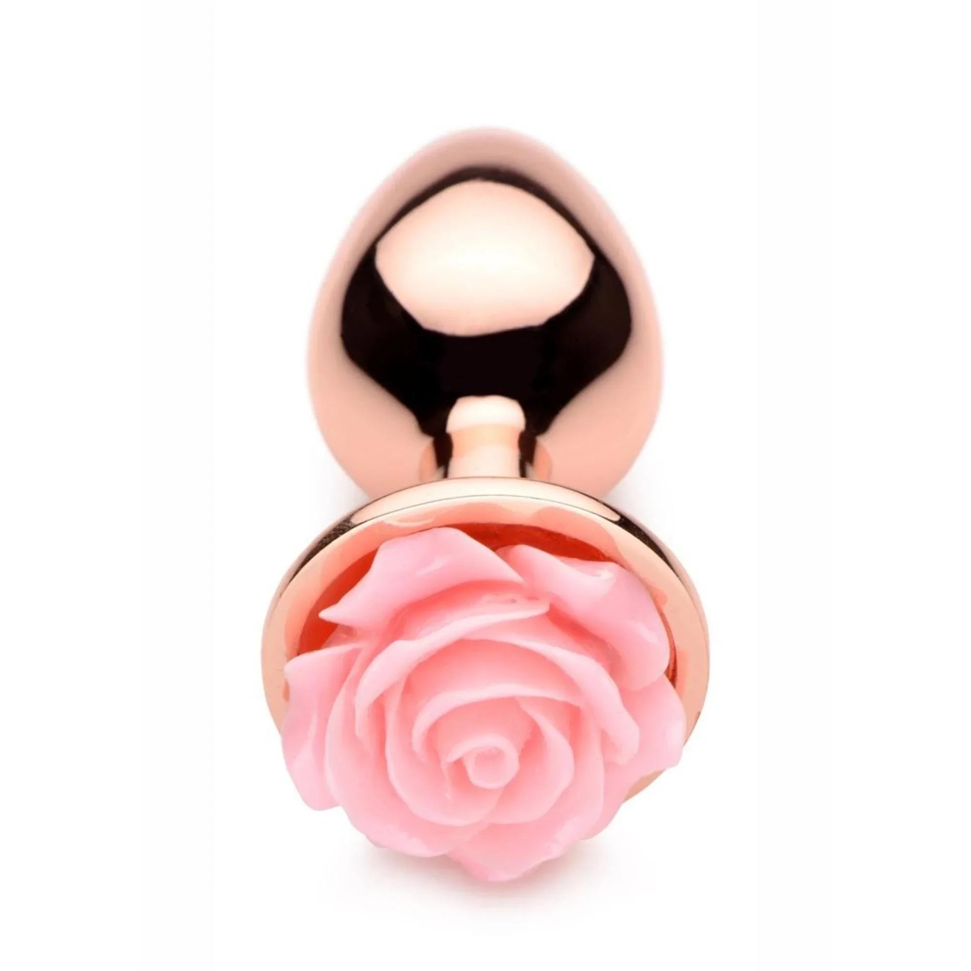 Booty Sparks Aluminum Anal Plug - Small - Pink/Rose Gold
