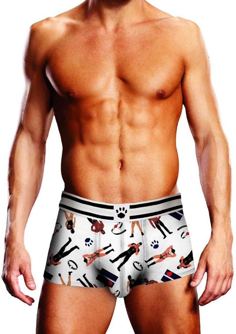 Prowler Leather Pride Trunk - White/Black
