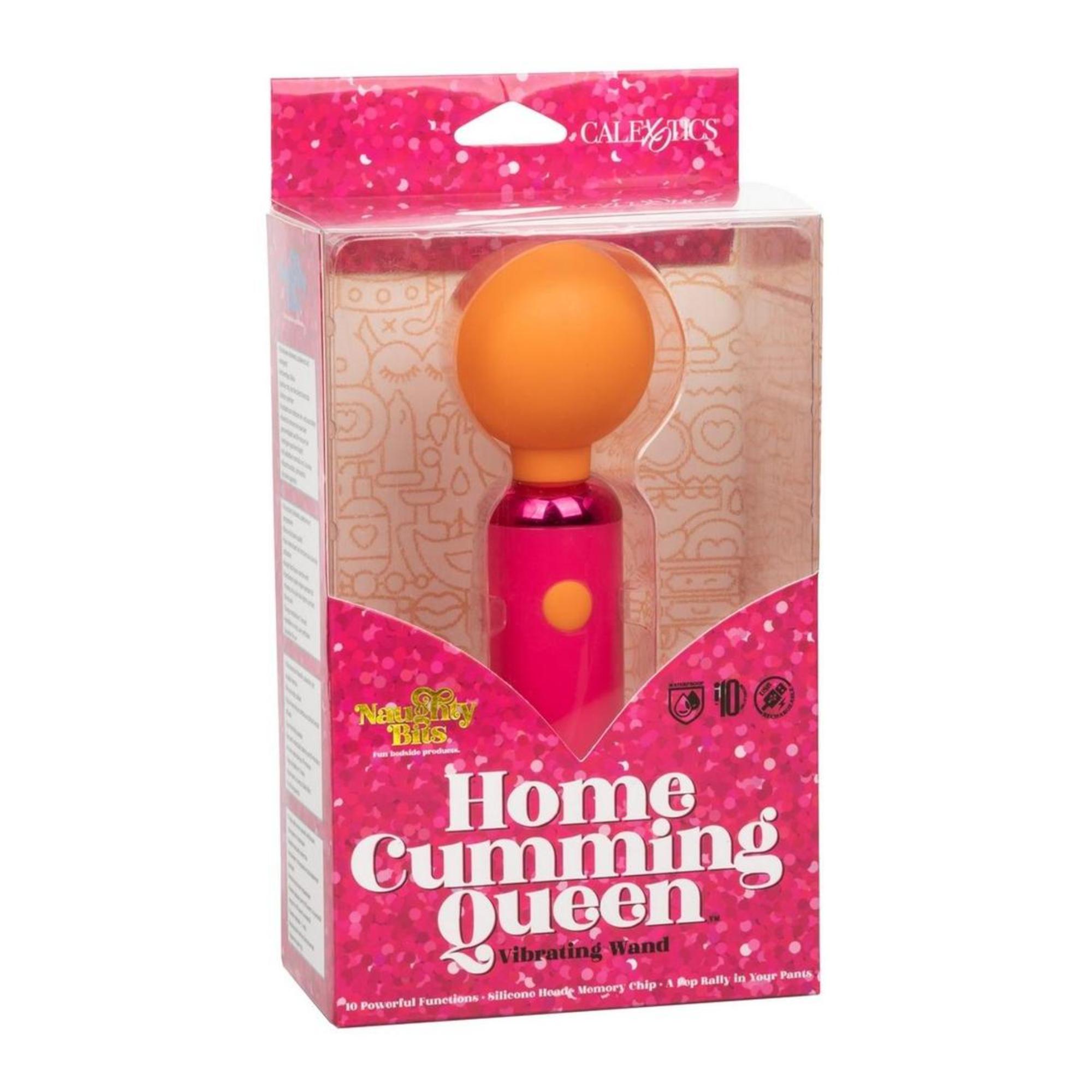CalExotics Naughty Bits Home Cumming Queen Rechargeable Silicone Vibrating Wand