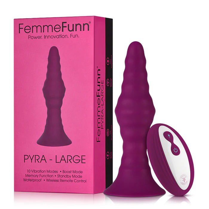 FemmeFunn Pyra Rechargeable Remote-Controlled Silicone Vibrating Anal Plug