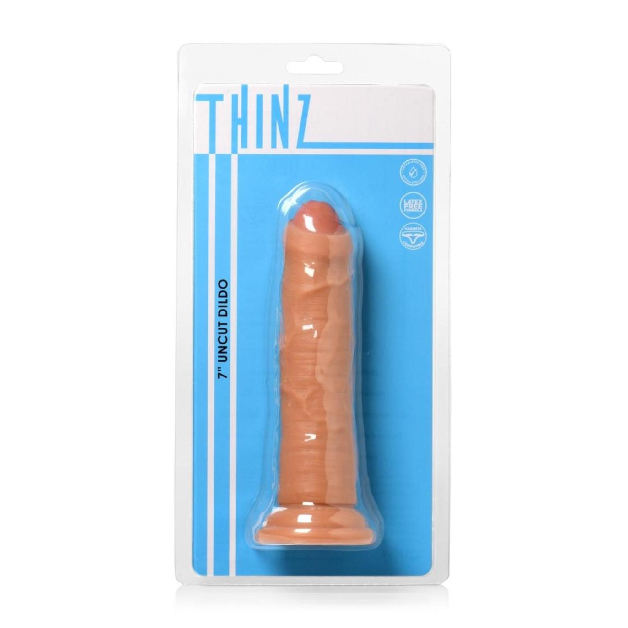 Thinz Uncut Dildo 7in Realistic Dildo