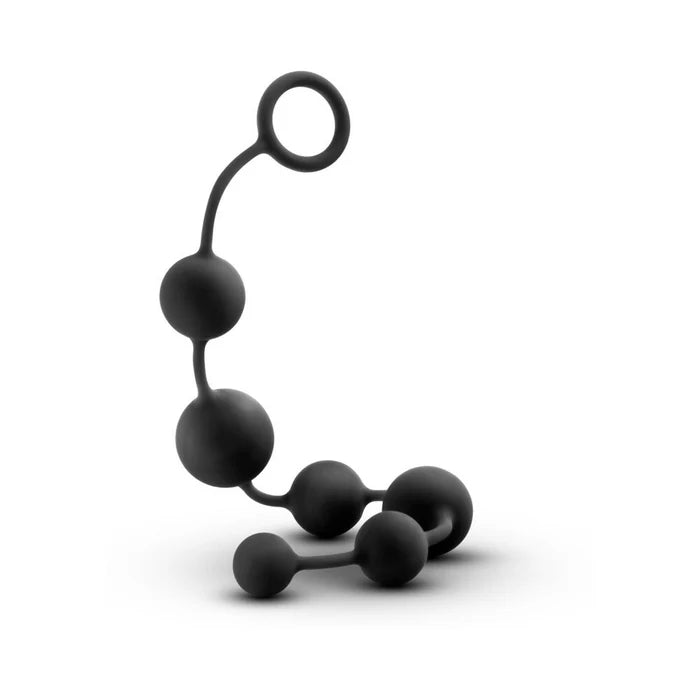 Anal Adventures – Platinum Silicone Large Anal Beads