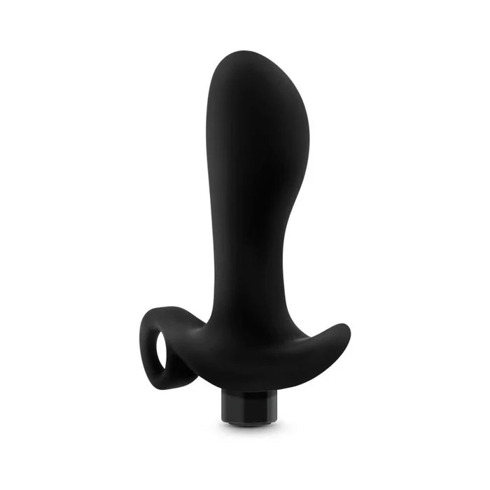 Anal Adventures – Platinum Silicone Rechargeable Vibrating Prostate Massager 01