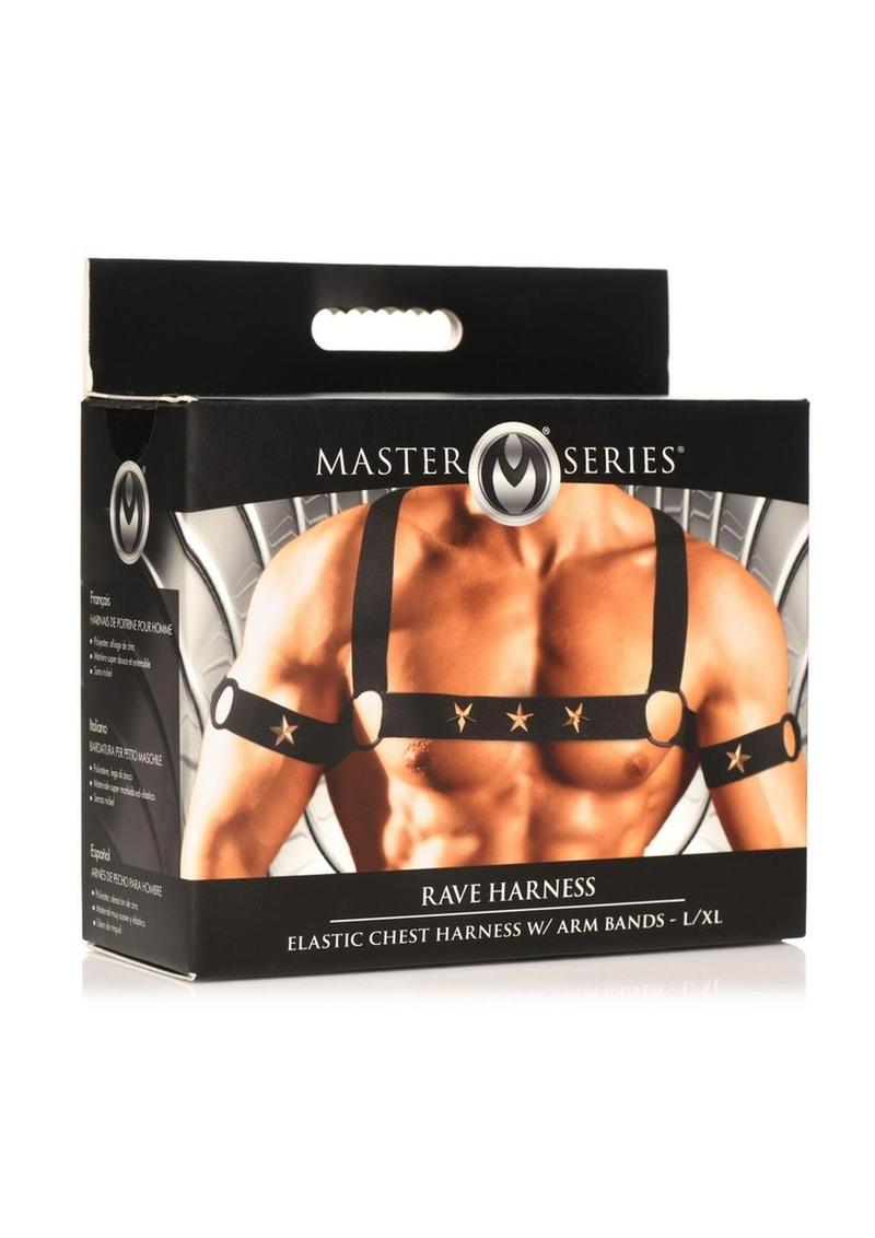Master Series Rave Chest Harness & Armbands L/XL