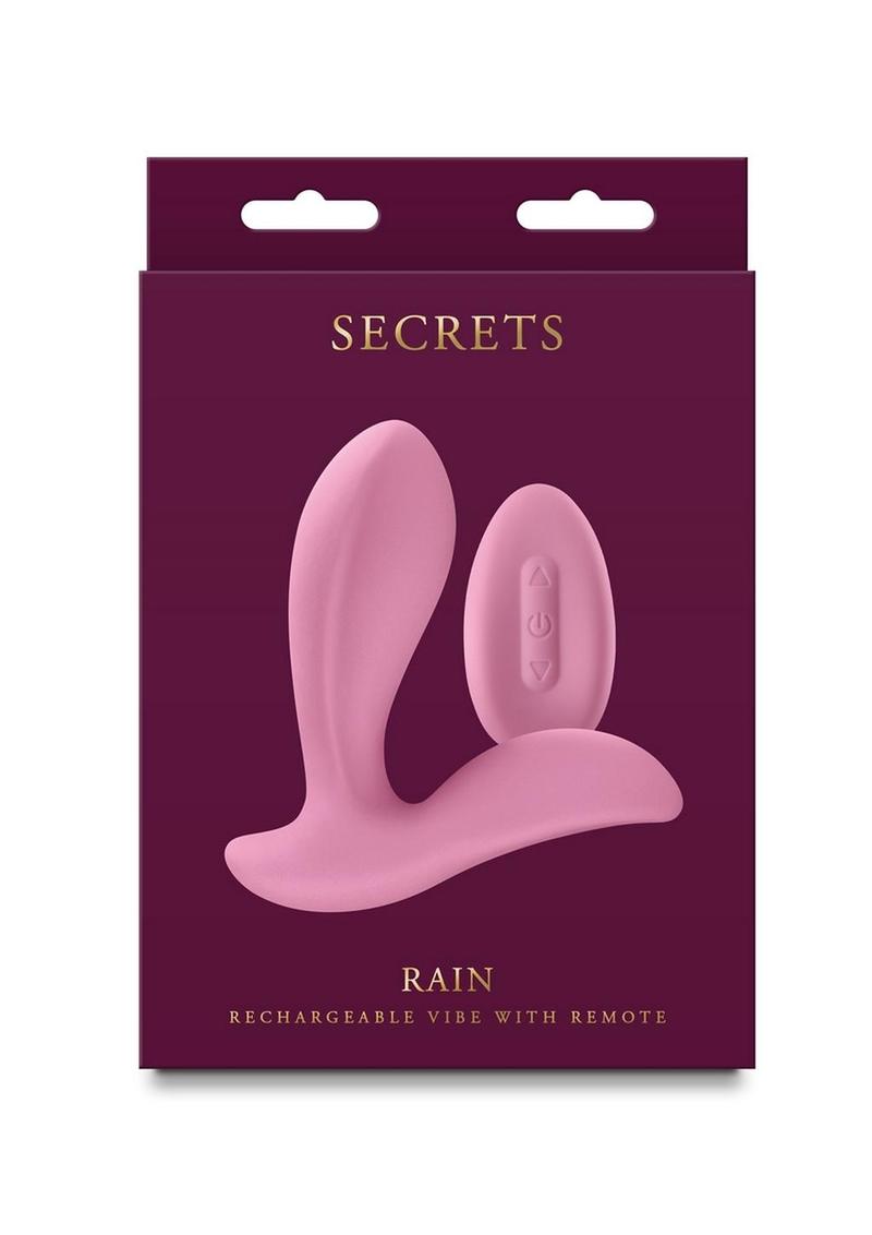 Secrets Rain Remote Control Silicone Vibrator