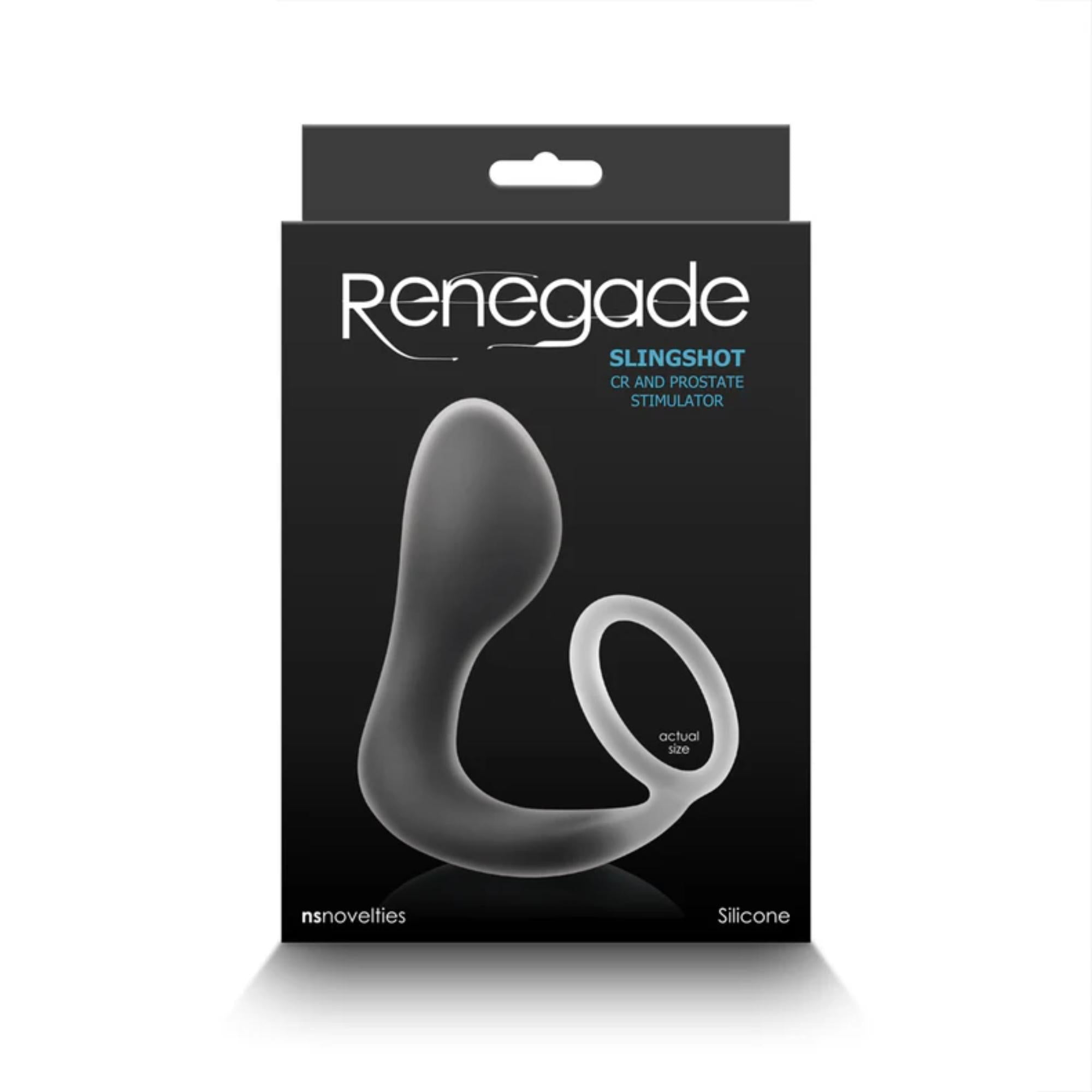 Renegade Slingshot Silicone Cock Ring & Prostate Plug
