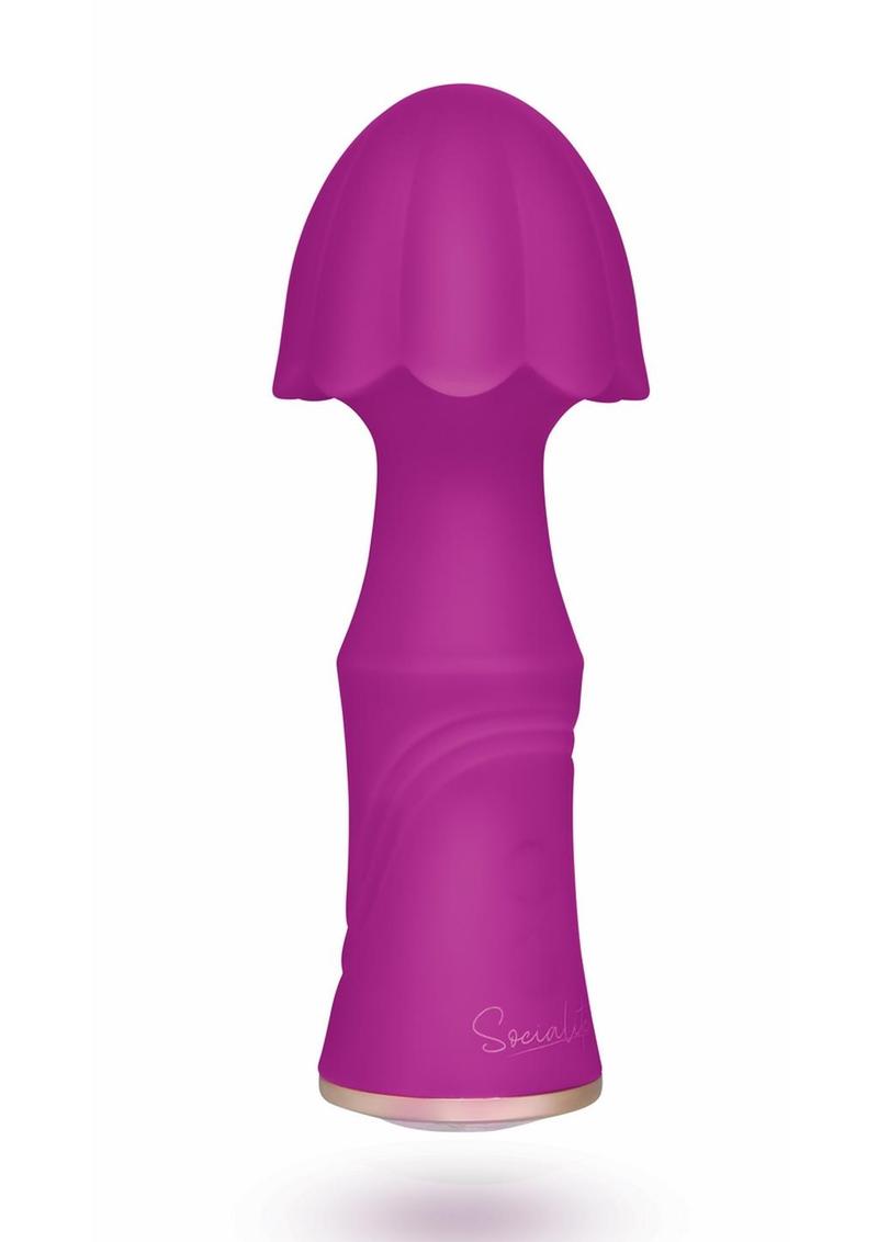 Bodywand Socialite Pacha Rechargeable Silicone Wand – 7-Mode Textured Petite Massager