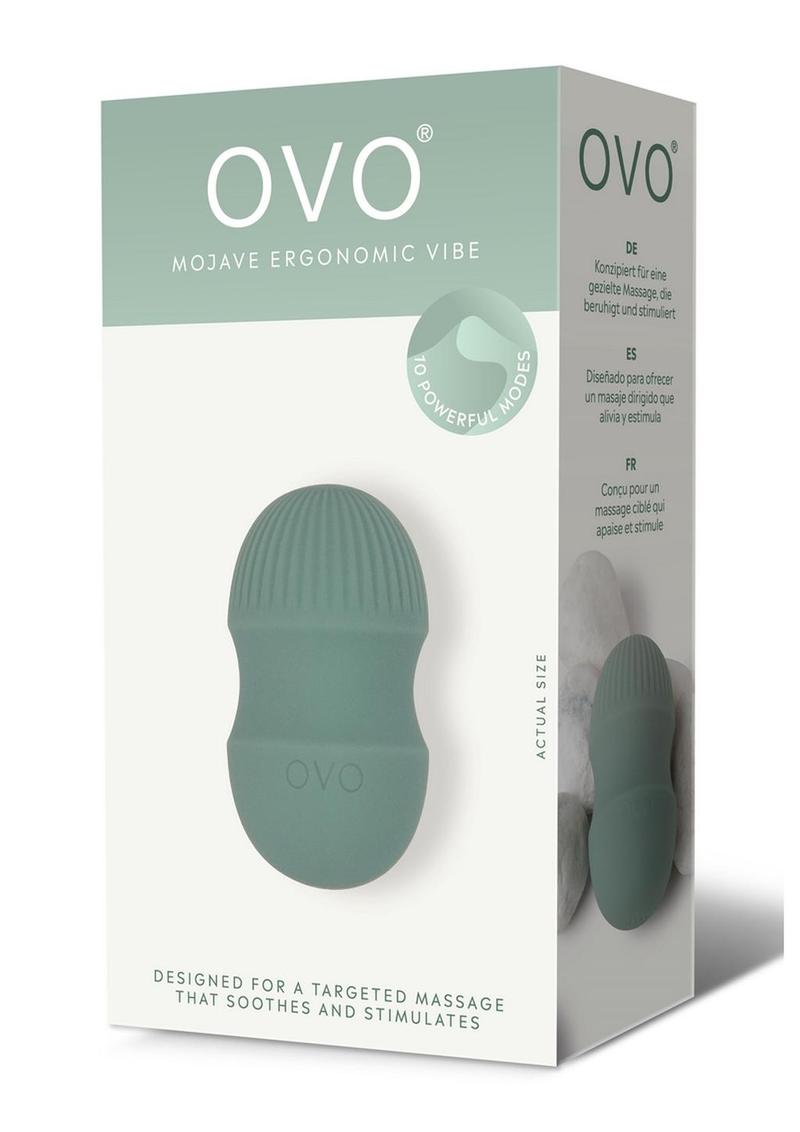 OVO Earth Mojave Mini Rechargeable Silicone Vibrator – Dual-End Palm-Sized Massager