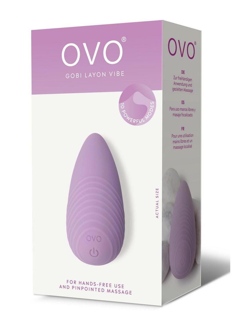 OVO Earth Gobi Rechargeable Silicone Layon Vibrator – Precision Dual-End Massager