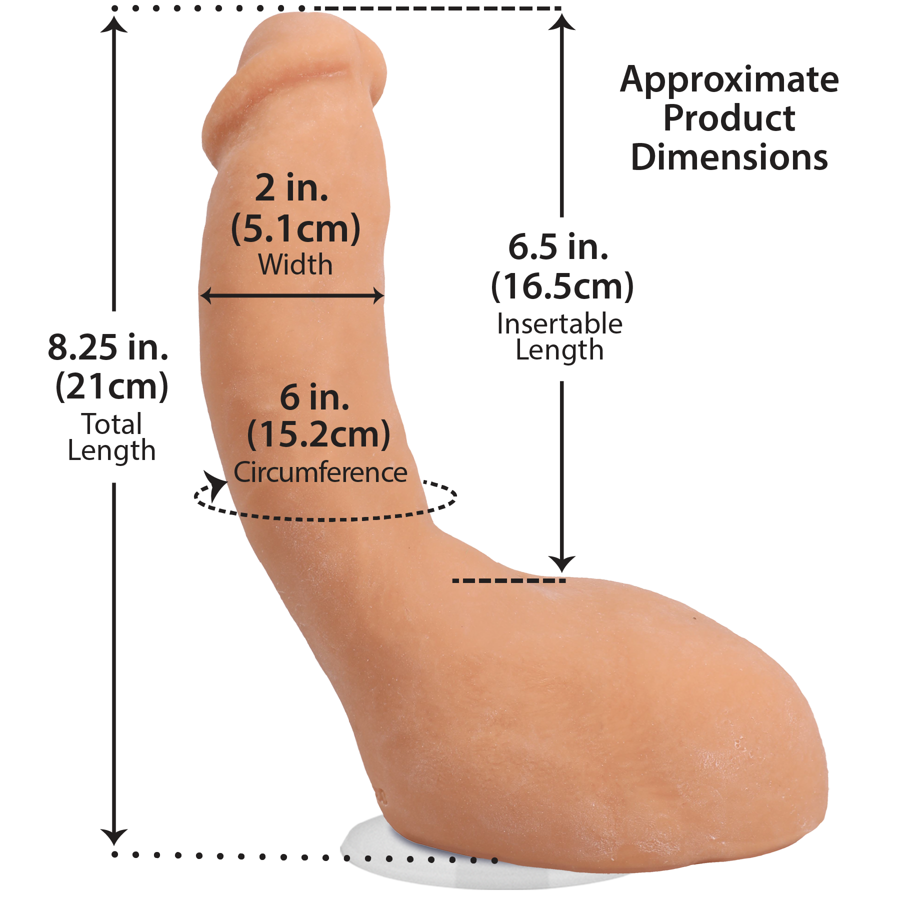 Signature Dildos James Deen 8 Inch ULTRASKYN