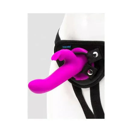 Happy Rabbit Vibrating Strap-On Silicone Vibrating Harness Set