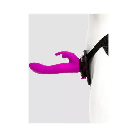 Happy Rabbit Vibrating Strap-On Silicone Vibrating Harness Set