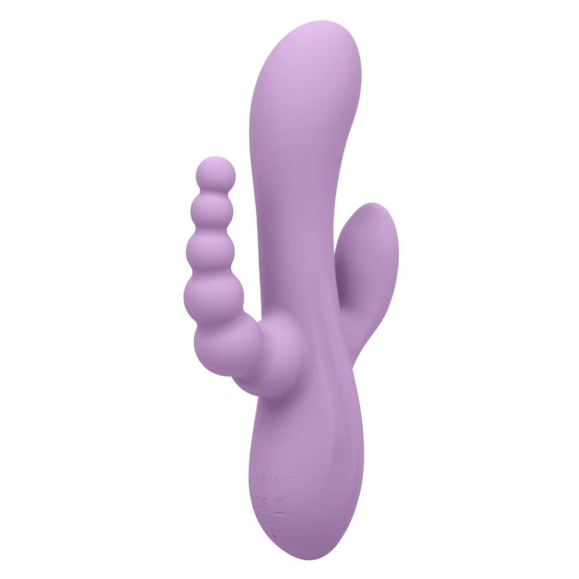 CalExotics Flex Bend & Hold Triple Rumbler Rechargeable Silicone Vibrator