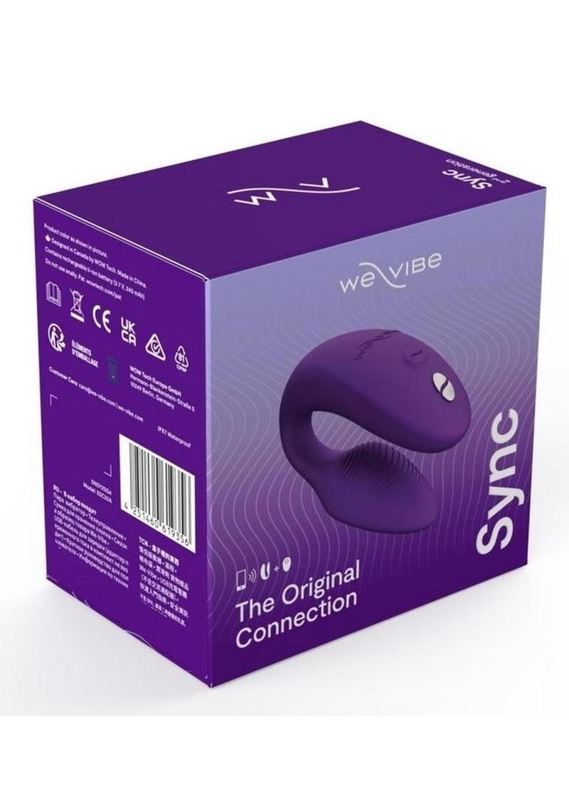 We-Vibe Sync 2nd Generation Rechargeable Silicone Couples Vibrator with Remote Control
