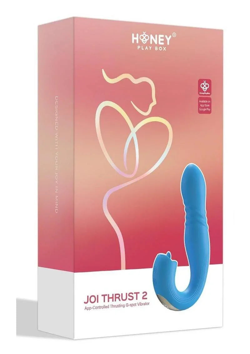 Honey Play Box Joi Thrust 2 App-Controlled Thrusting Vibrator & Clit L Honey Play Box Joi Thrust 2 App-Controlled Thrusting Vibrator & Clit L