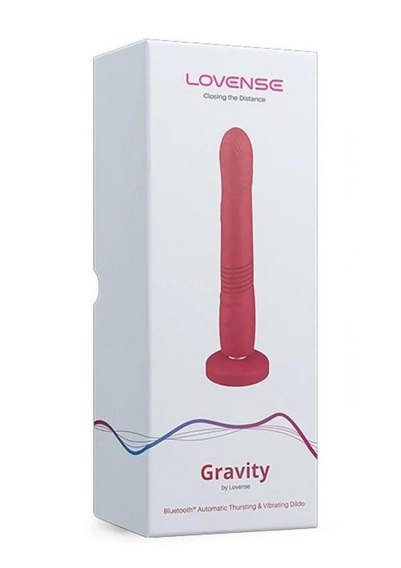 Lovense Gravity Remote App Thrusting Rechargeable Silicone Vibrator