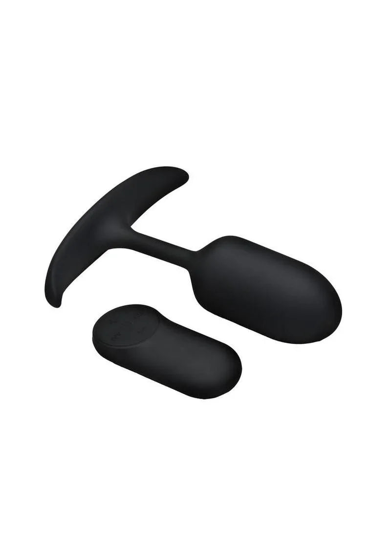 Heavy Hitters Vibrating Weighted Silicone Anal Plug