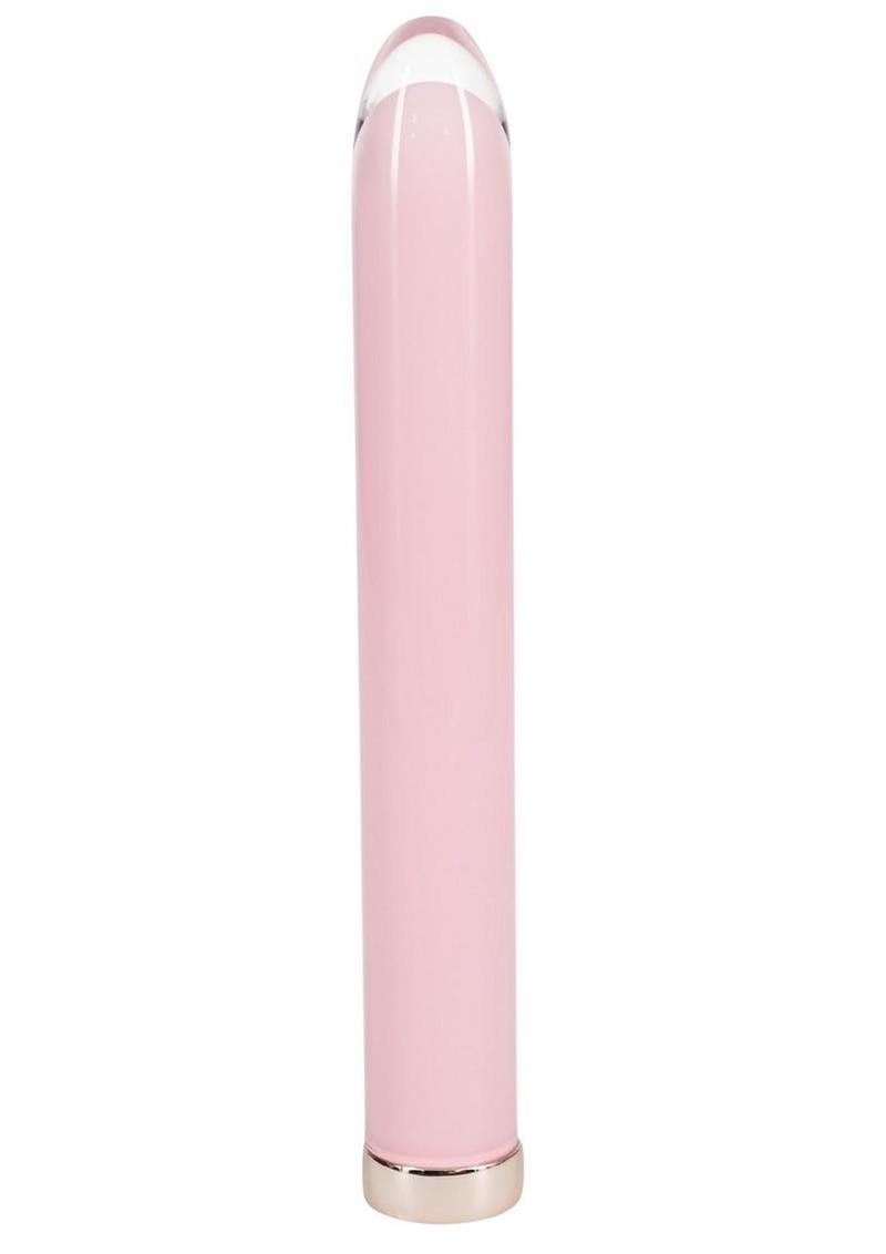 Loveline Sparkle Rechargeable Glass Vibrator 6.3in