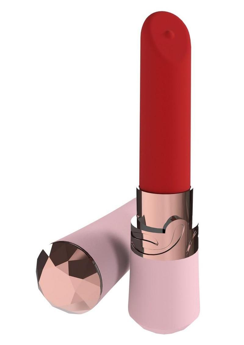 Loveline Dahlia 10 Function Silicone Lipstick Vibrator Loveline Dahlia 10 Function Silicone Lipstick Vibrator