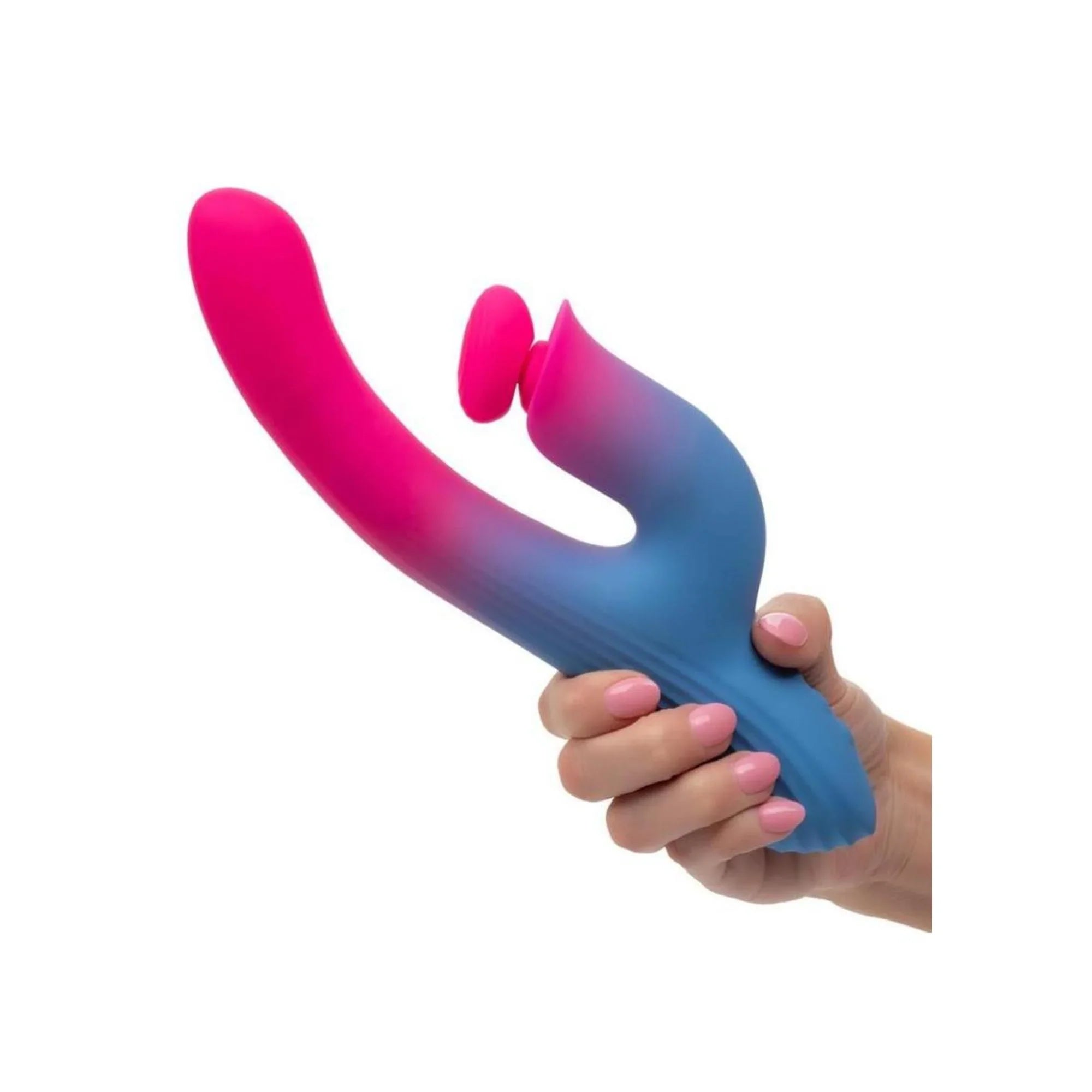 CalExotics Elation Thrusting Rechargeable Silicone Dual Stimulator