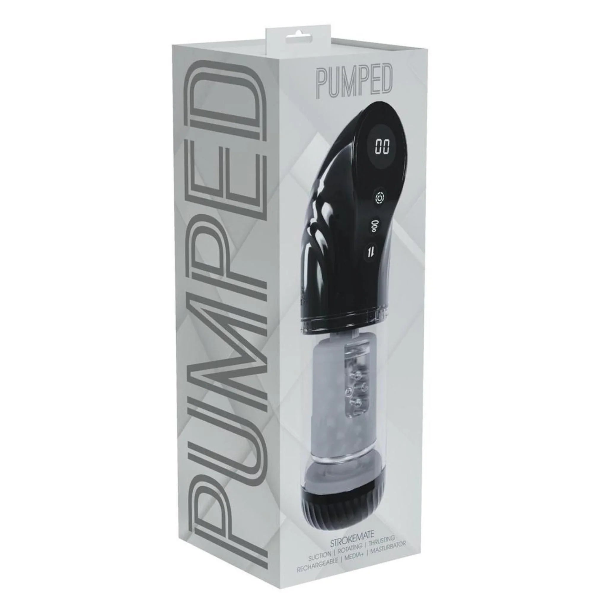 Pumped StrokeMate Multi-Function Rechargeable Masturbator