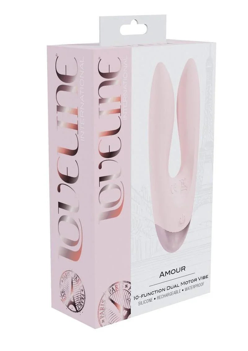 Loveline Amour 10 Function Rechargeable Silicone Dual Motor Vibe