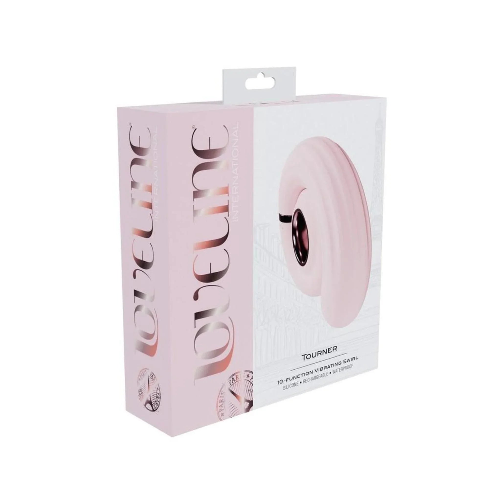 Loveline Tourner 10 Speed Silicone Rechargeable Vibrating Swirl Clitoral Stimulator