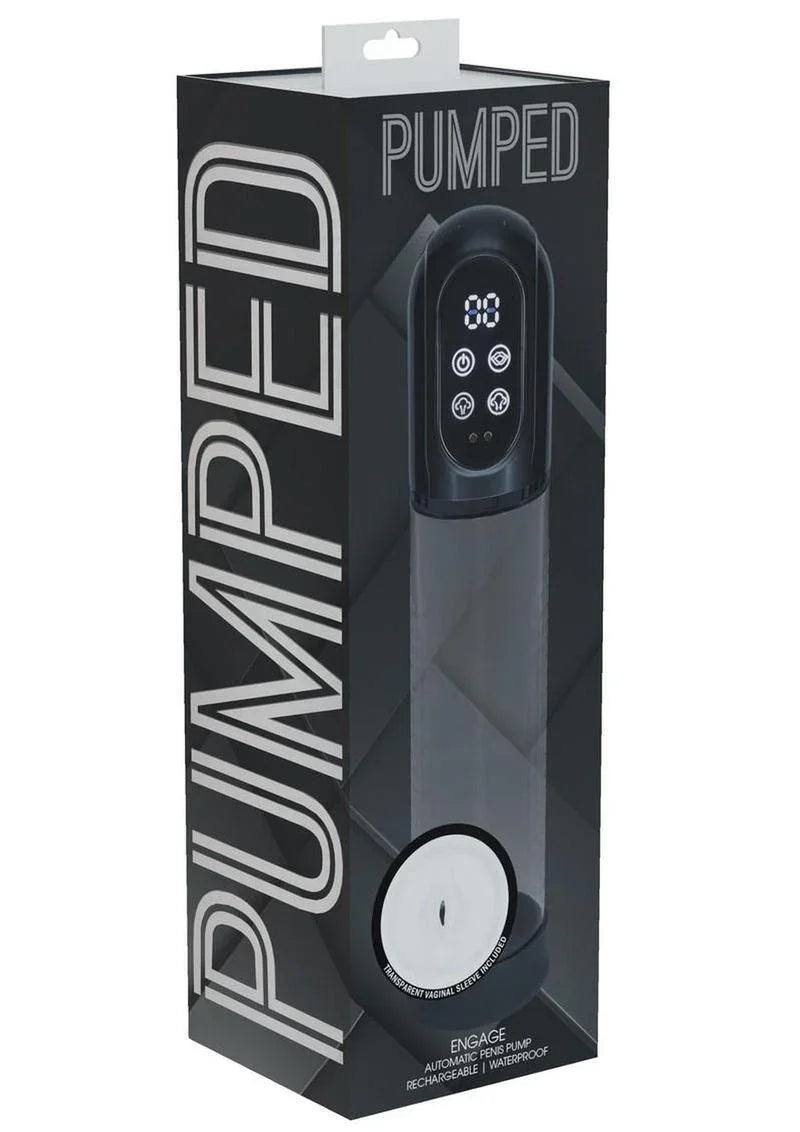 Pumped Engage  6 Function Automatic Rechargeable Penis Pump