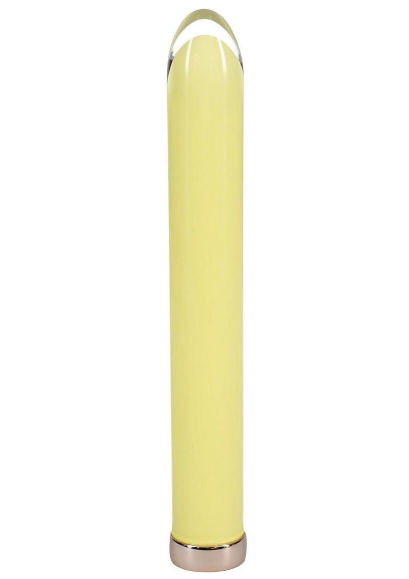 Loveline Sparkle Rechargeable Glass Vibrator 6.3in