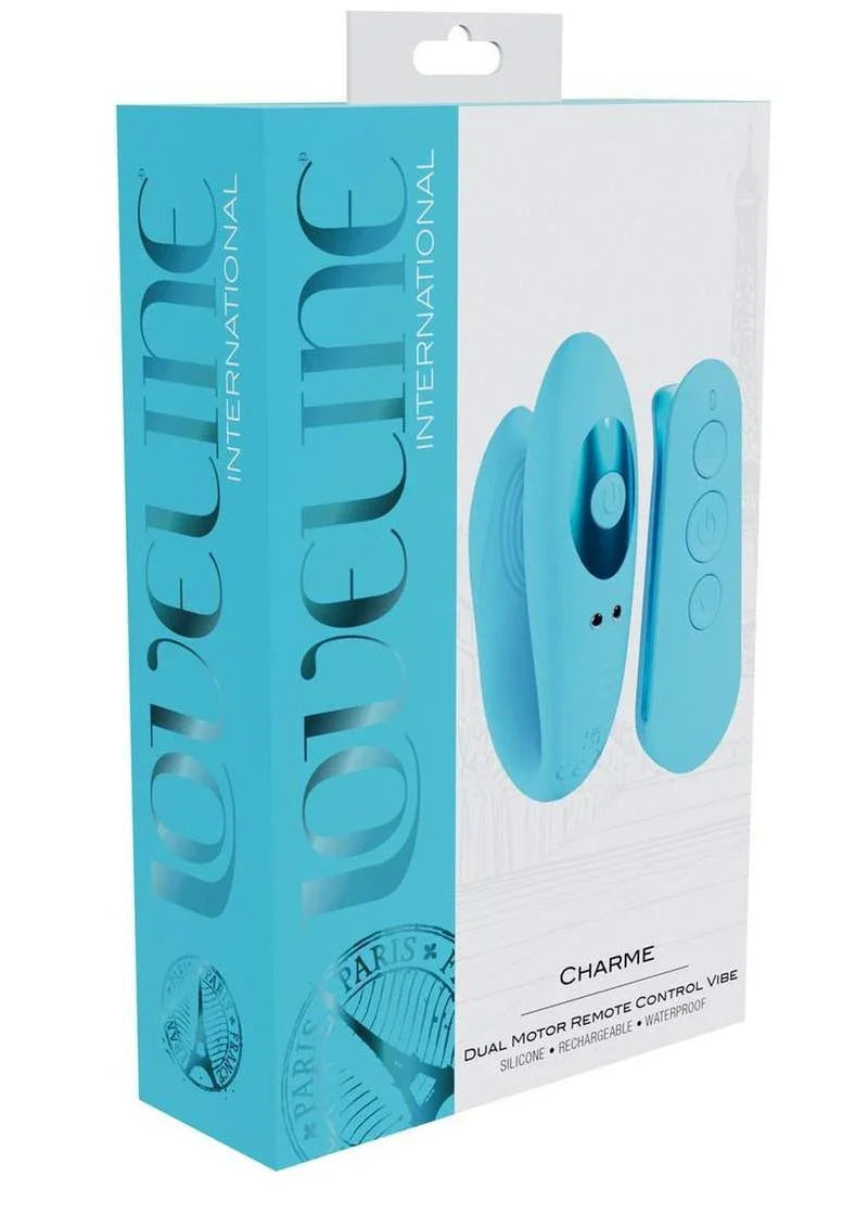 Loveline Charme Dual Motor Silicone Rechargeable Vibrator with Remote – Paris Collection