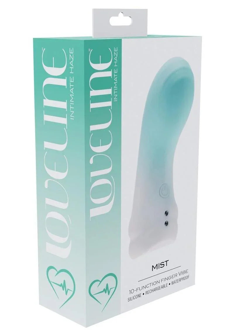Loveline Mist 10 Function Rechargeable Silicone Finger Vibrator