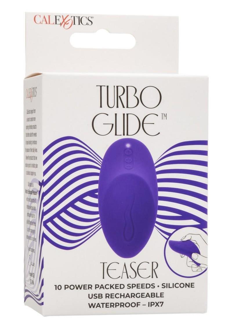 CalExotics Turbo Glide Teaser Rechargeable Silicone Massager