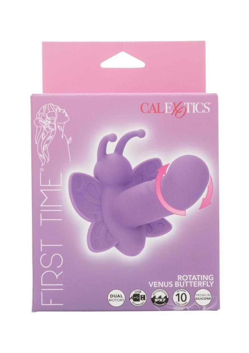 First Time Rotating Venus Butterfly Rechargeable Silicone Stimulator