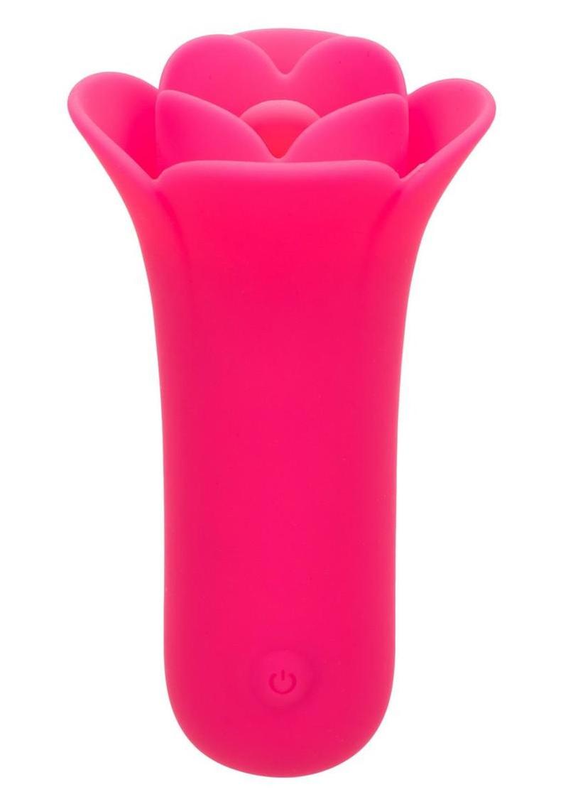 CalExotics Naughty Bits Lily Licker Mini Flower Flicker Rechargeable Silicone Vibrator