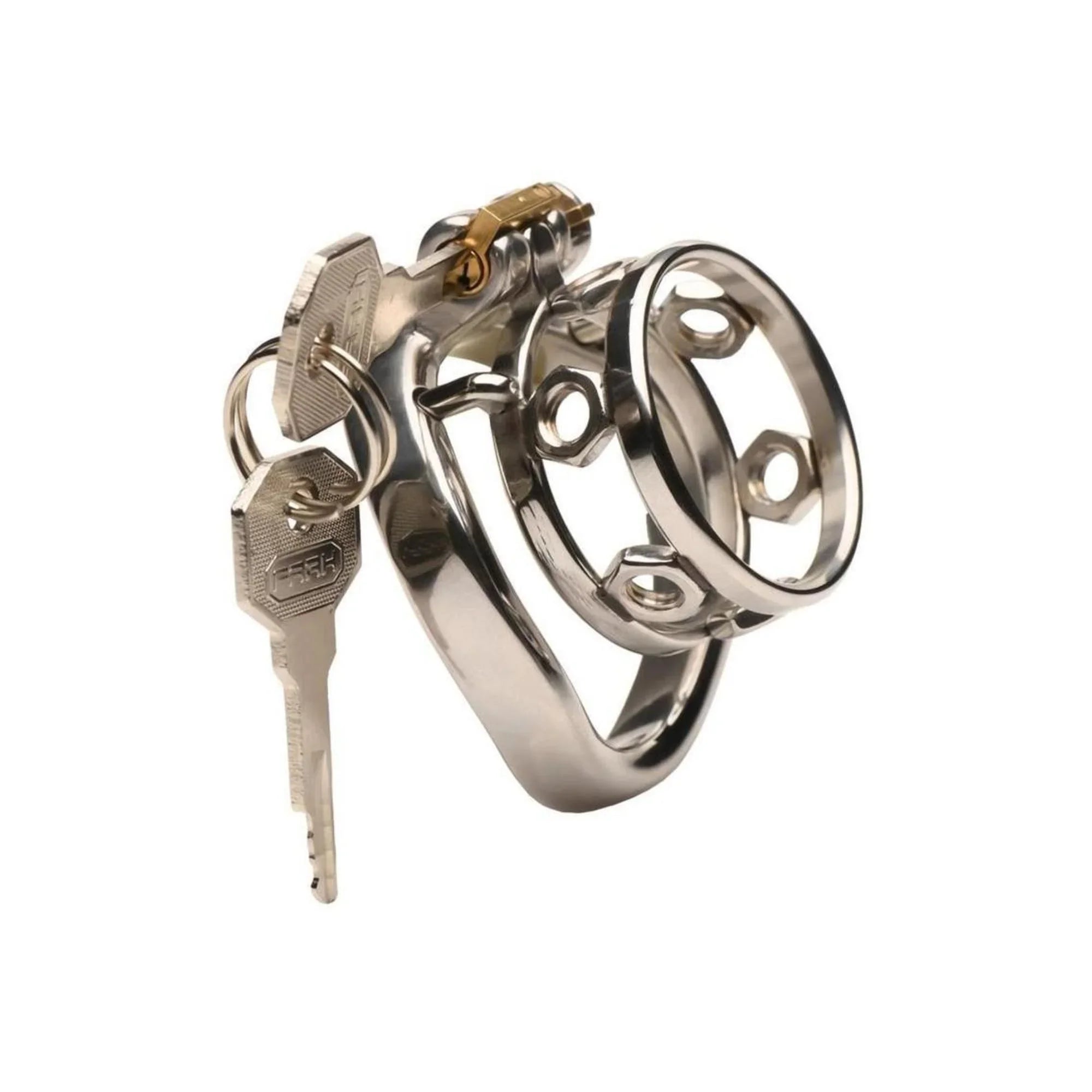 Master Series Pussy Boy Metal Chastity Cage Stainless Steel