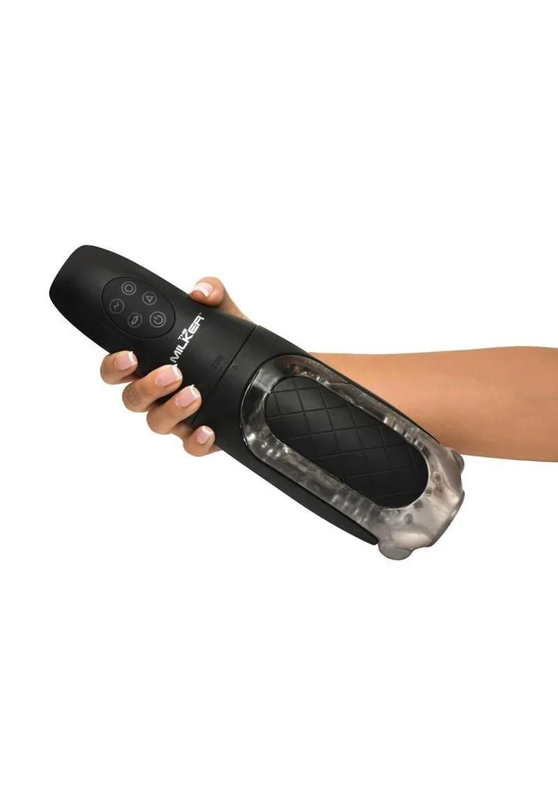 The MK Pleasure Grip Sucking & Vibrating Rechargeable Masturbator