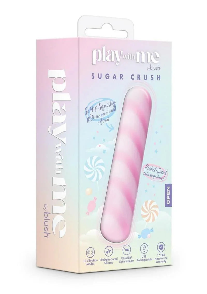 Play With Me Sugar Crush Rechargeable Silicone Bullet