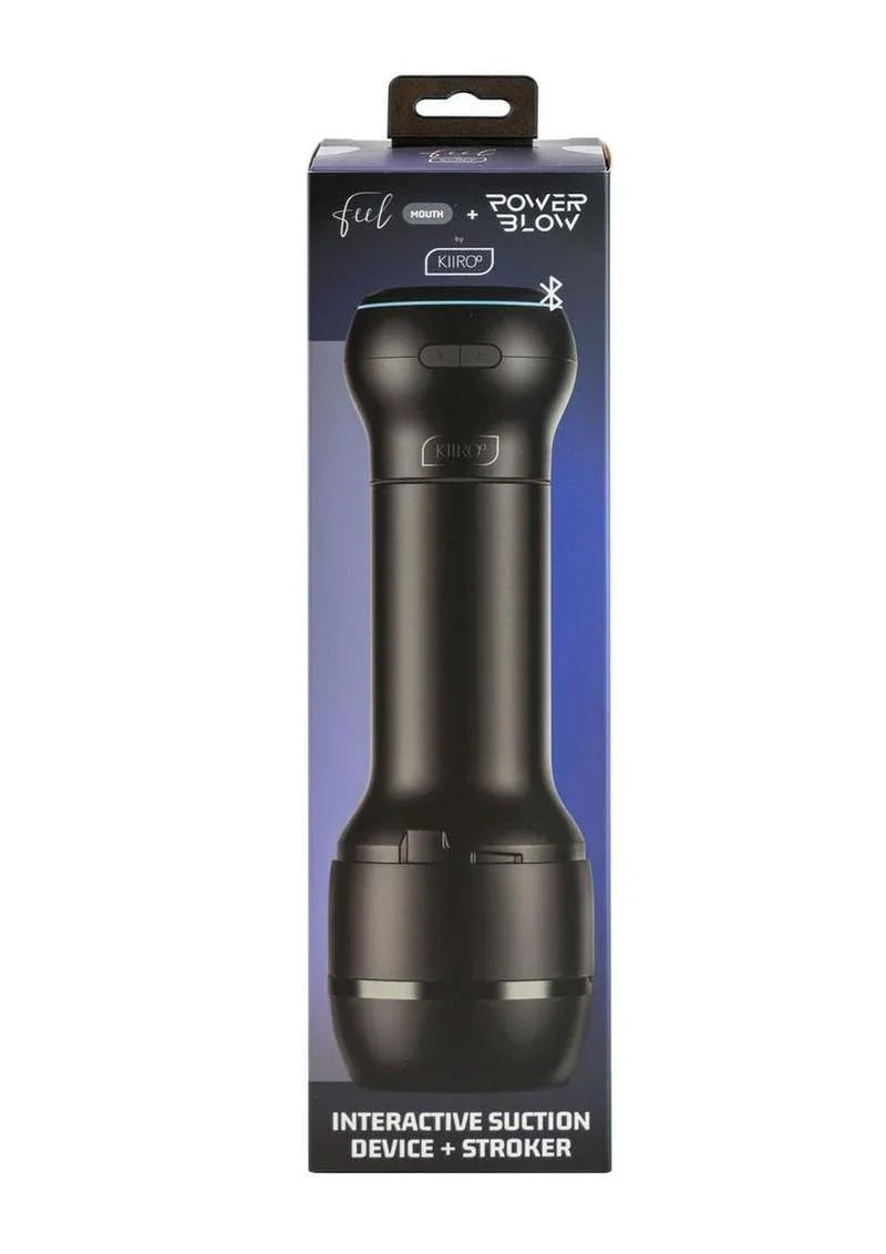 Kiiroo Powerblow & Feel Mouth Stroker Kit - Mouth - Black
