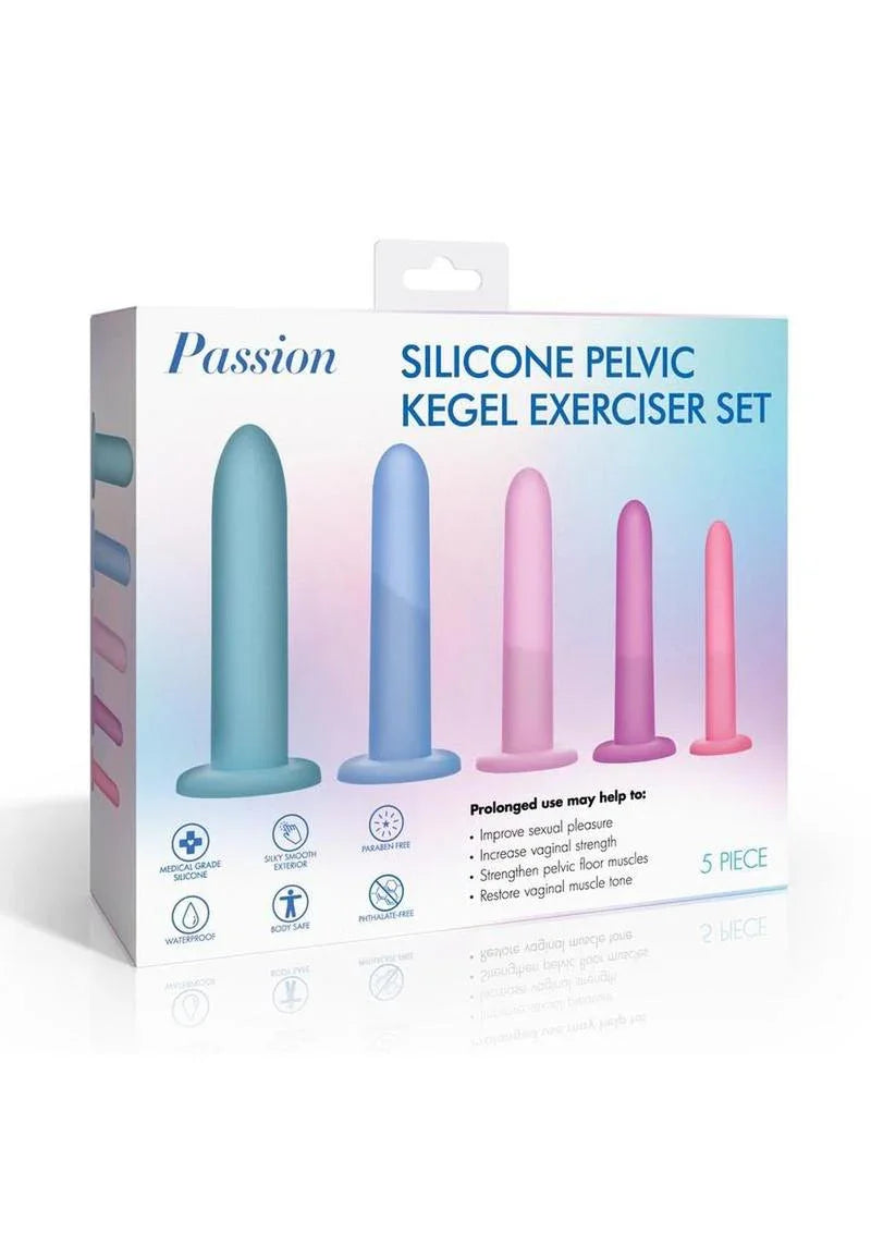 Passion Silicone Pelvic Kegel Exerciser Set (5 Piece)