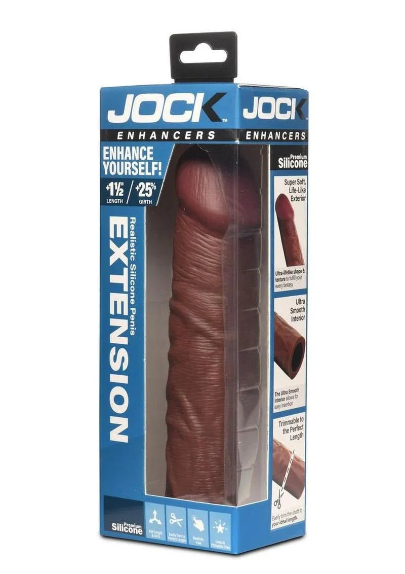 Jock Enhancers Silicone Penis Extension Sleeve 1.5in