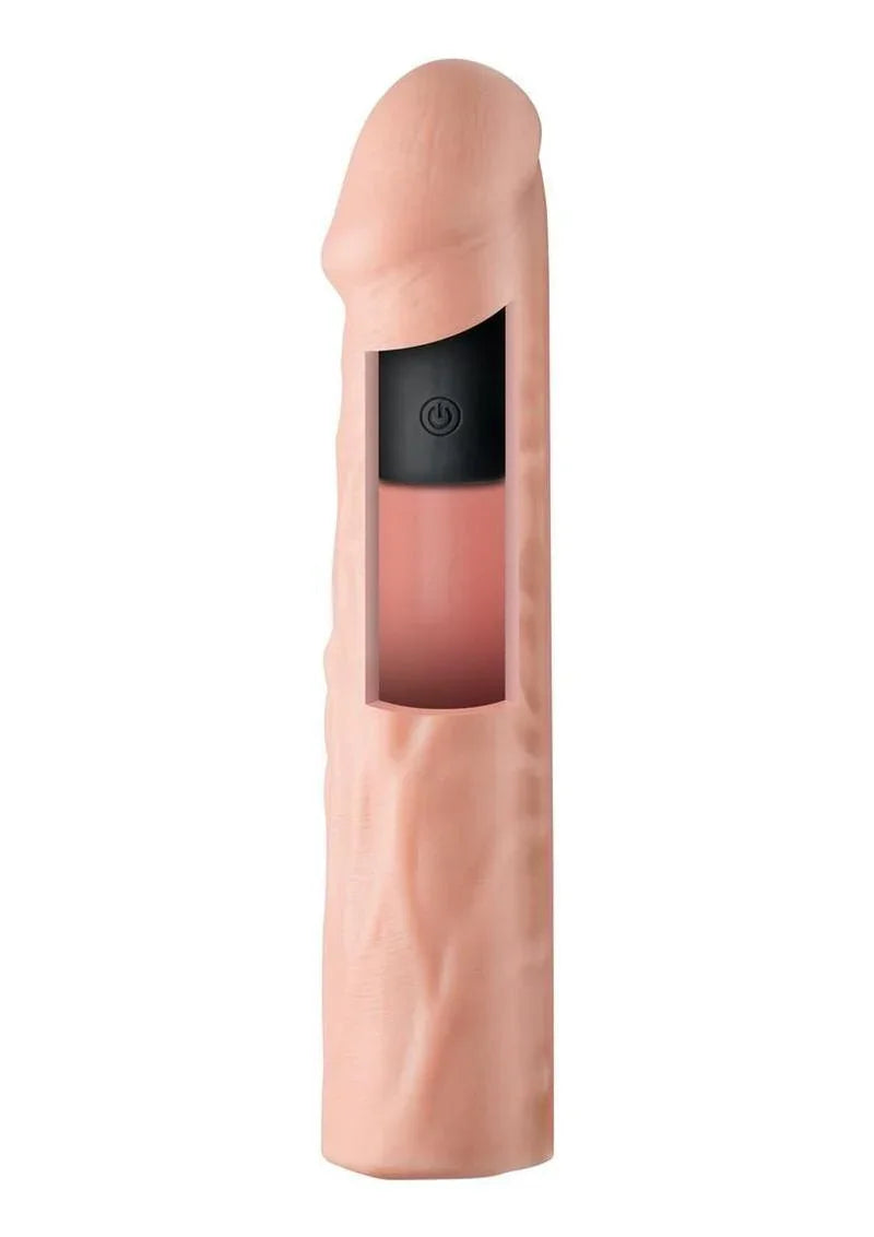 Jock Enhancers Vibrating Penis Extension Sleeve with Remote Control Jock Enhancers Vibrating Penis Extension Sleeve with Remote Control