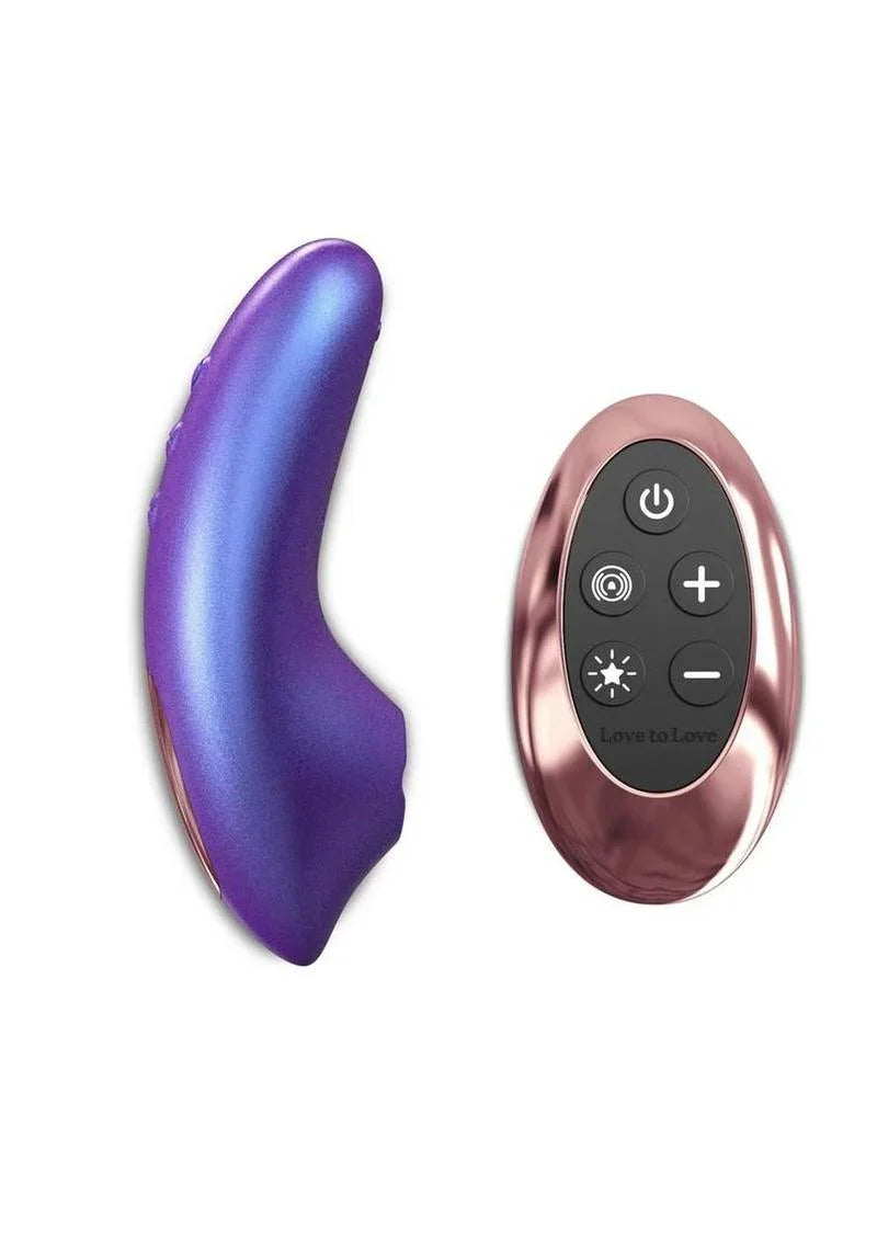 Love To Love Dreamer Silicone Rechargeable Sense Touch Vibrator with Remote