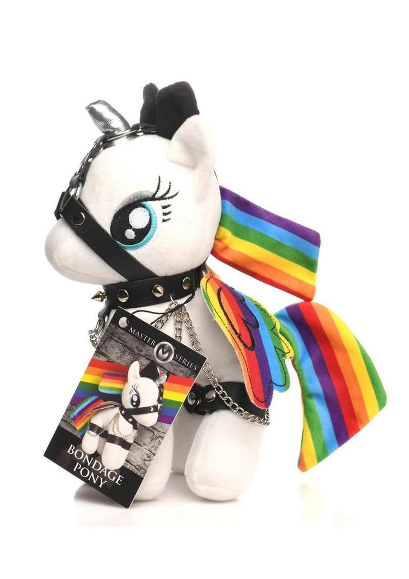 Master Series Bondage Pony Plush Novelty with Harness