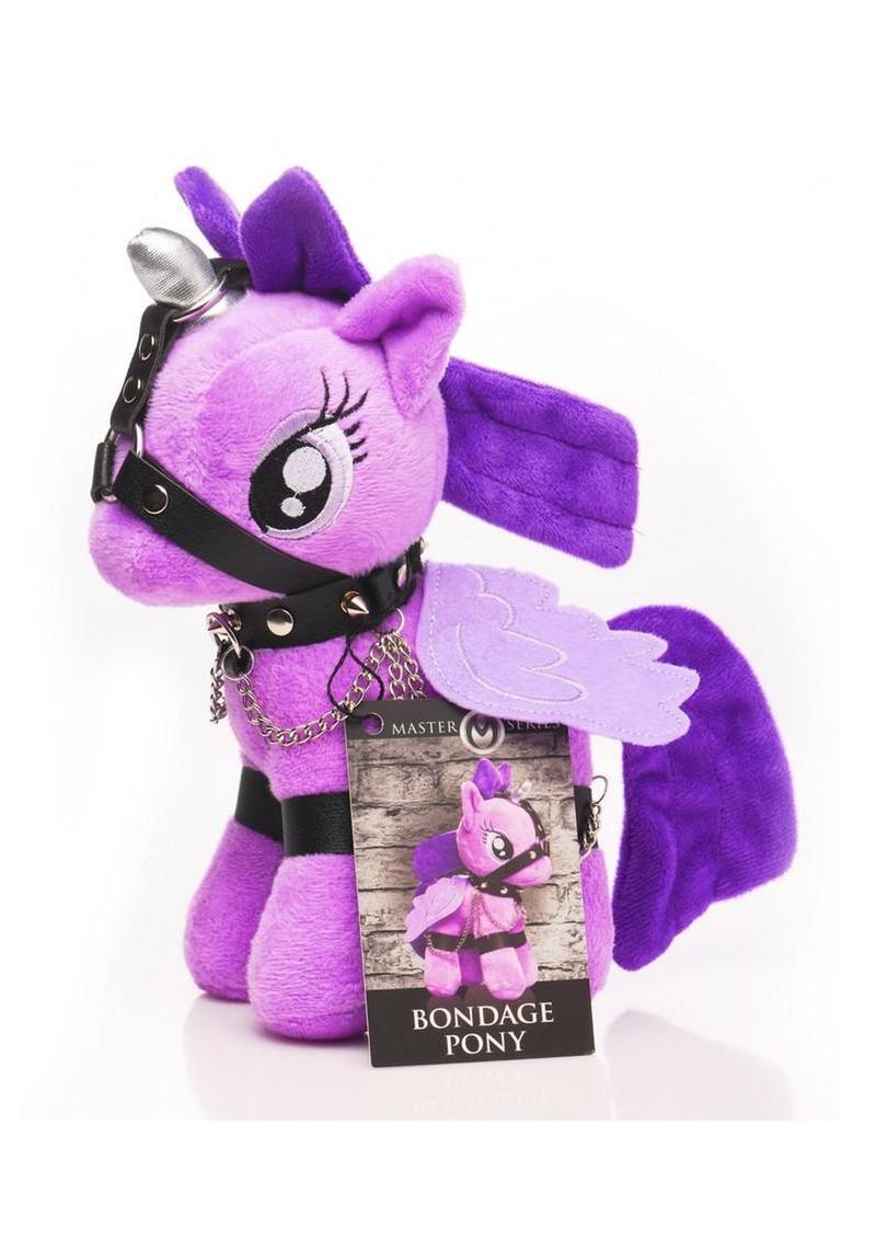Master Series Bondage Pony Plush Novelty with Harness