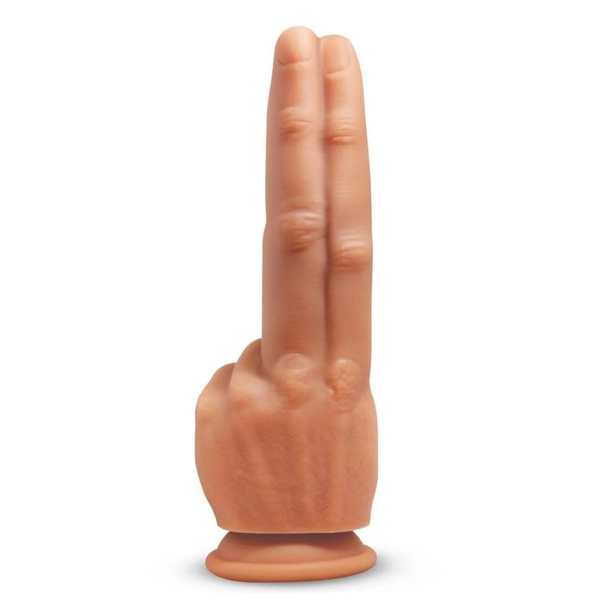 Master Series The Pleaser Double Finger Silicone Dildo
