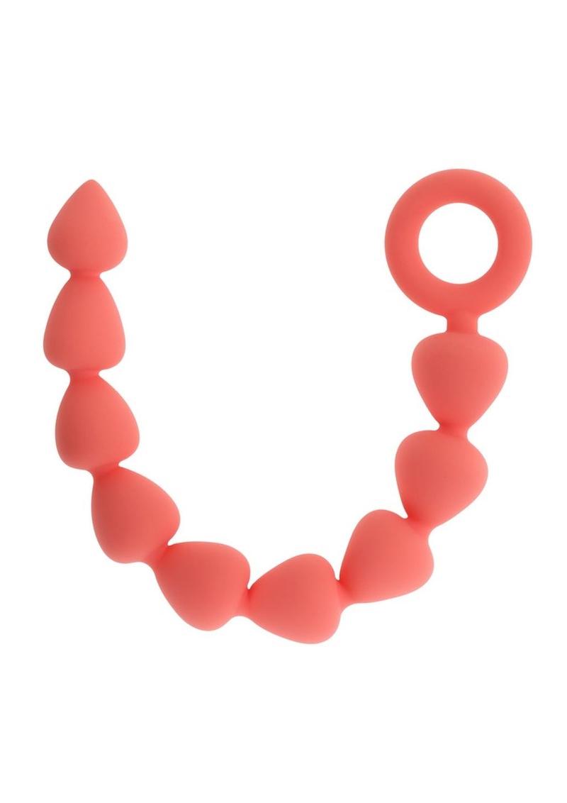 Sex & Mischief Peaches N CreaMe Silicone Anal Beads